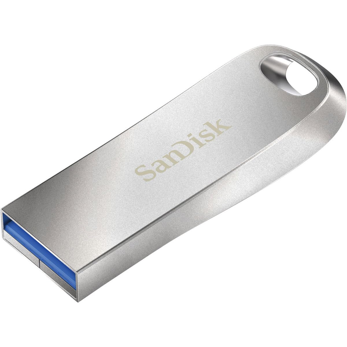 SanDisk Ultra Luxe 128 GB USB Flash Drive USB 3.1 up to 150 MB/s, Silver (Pack of 5)
