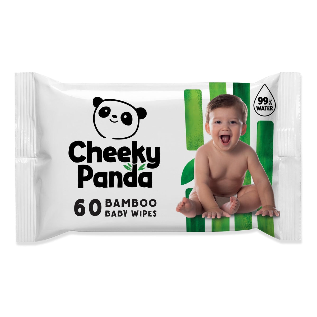 The Cheeky Panda Bamboo Biodegradable Baby Wipes Multipack | 99% Purified Water, Suitable for Sensitive Skin | Dermatologically Tested