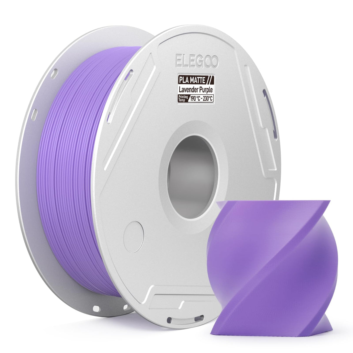 ELEGOO PLA Basic Refill 3D Printer Filament 1.75mm Red 1KG, Easy Storage