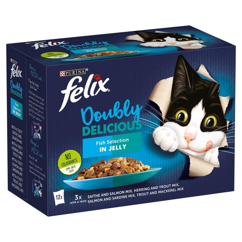 FELIX Doubly Delicious Countryside Selection in Jelly Wet Cat Food 40x85g