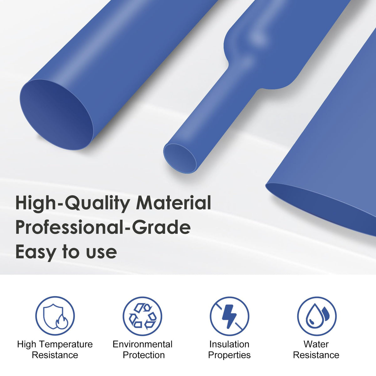 ASHINER Clear Heat Shrink Tubing Kit - 580Pcs EVA Material in 11 Sizes - Ideal for Electrical Insulation, Repairs, and Wire Connectors with User-Friendly Design and Storage Case