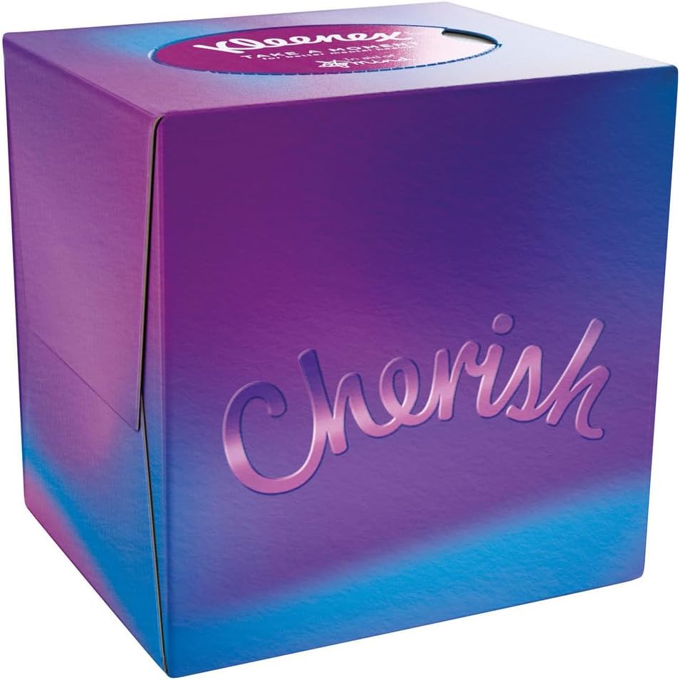 Kleenex Take a Moment Tissues - Single Cube Tissue Box