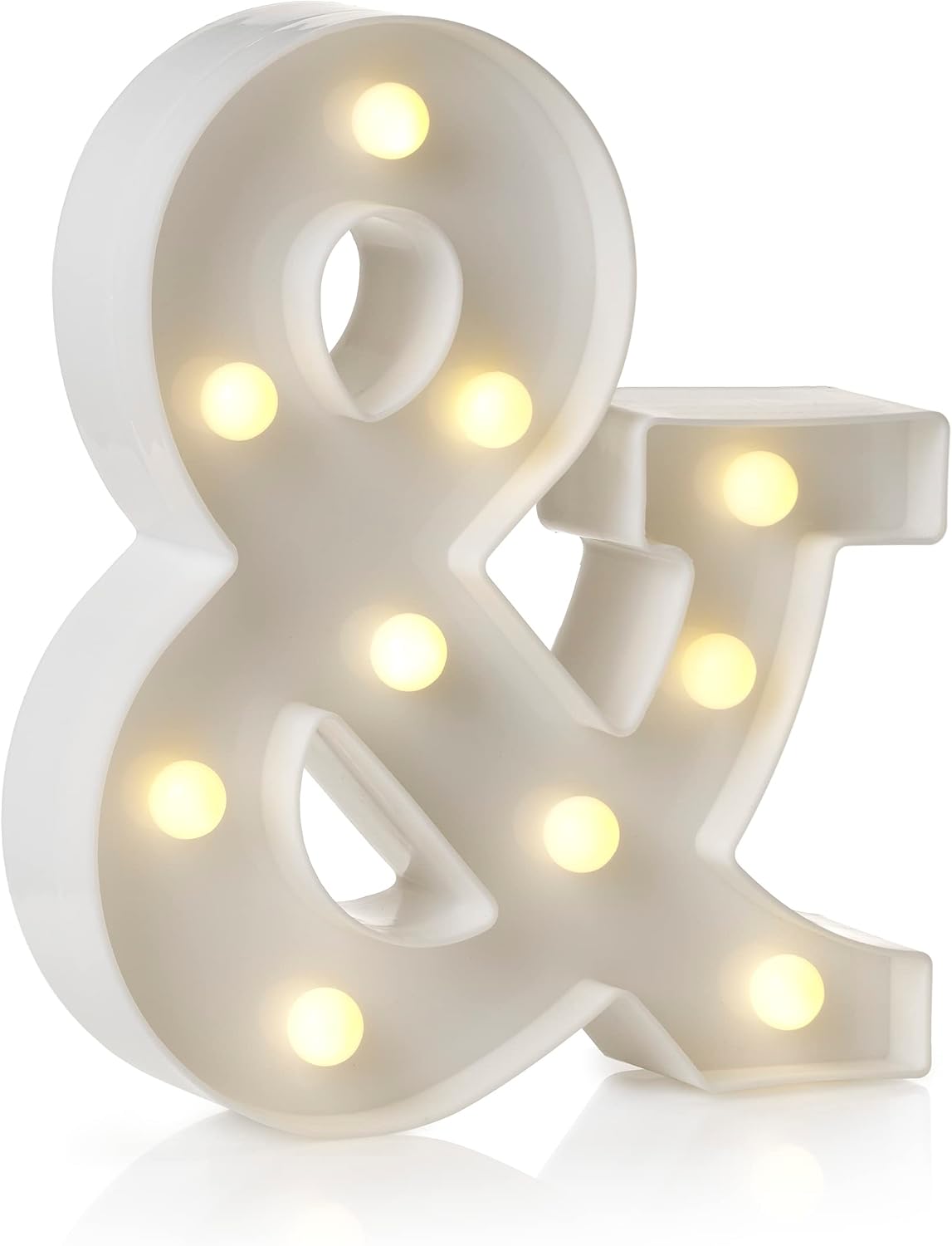 Auraglow LED Light Up Letter C Sign, Battery Powered Party Decoration