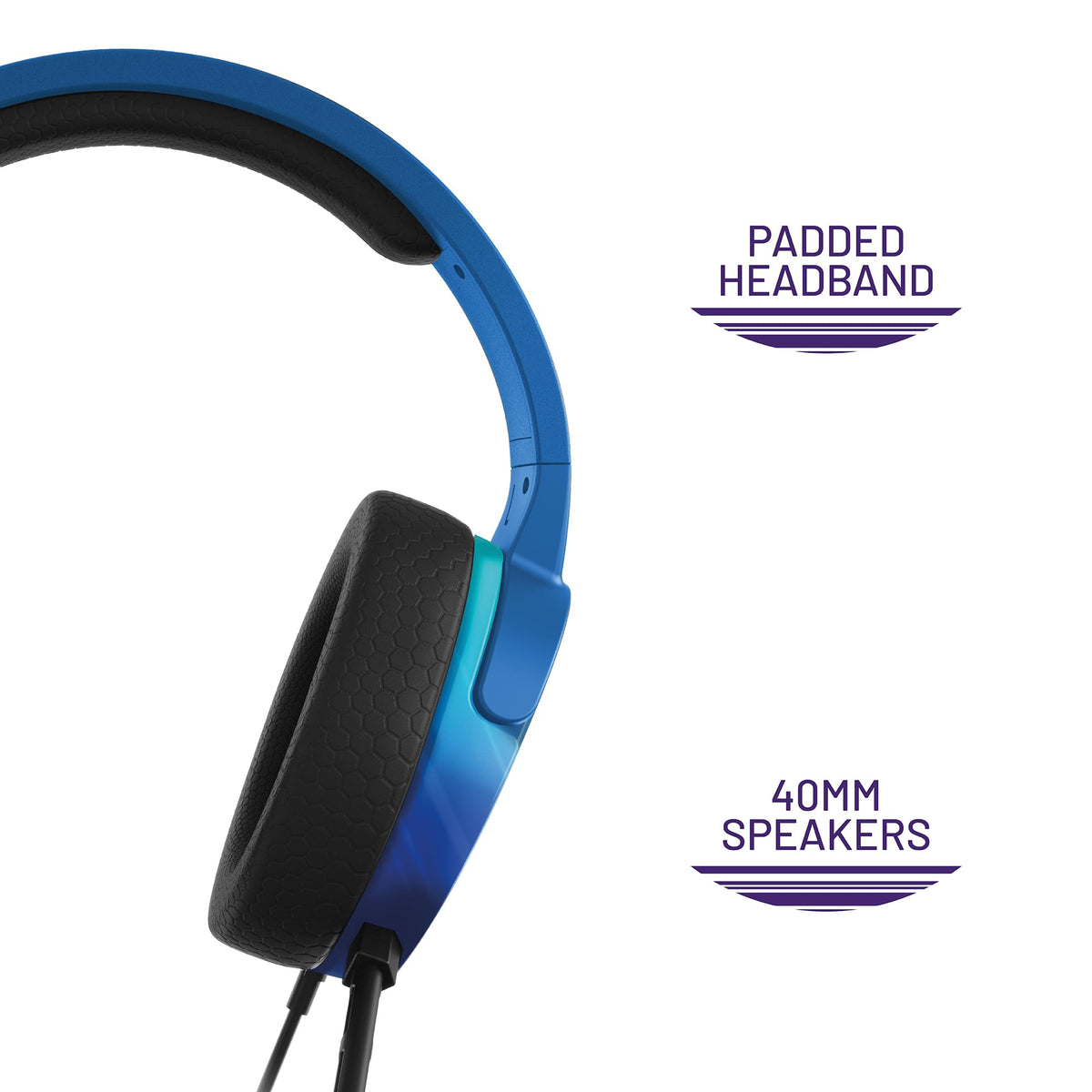 STEALTH PANTHER Sky - Over Ear Gaming Headset PS4/PS5, XBOX, Switch, PC with Flexible Mic, 3.5mm Jack, 1.5m Cable, Lightweight, Comfortable and Durable