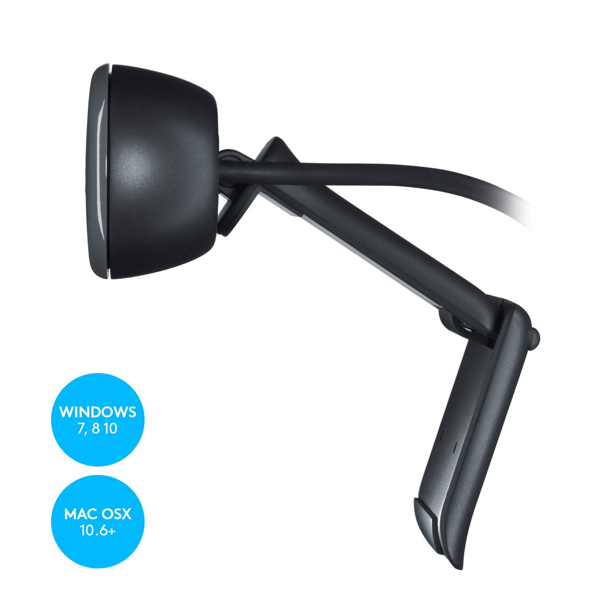 Logitech Brio 100 Full HD Webcam for Meetings and Streaming