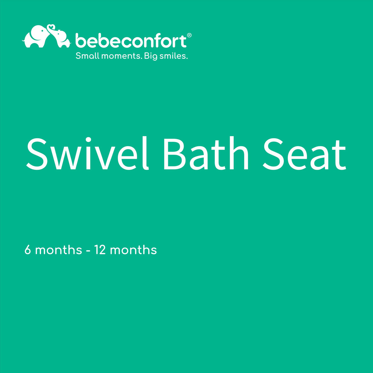 Bebeconfort Playful Swivel Baby Bath Seat, 0–10 kg, Blue