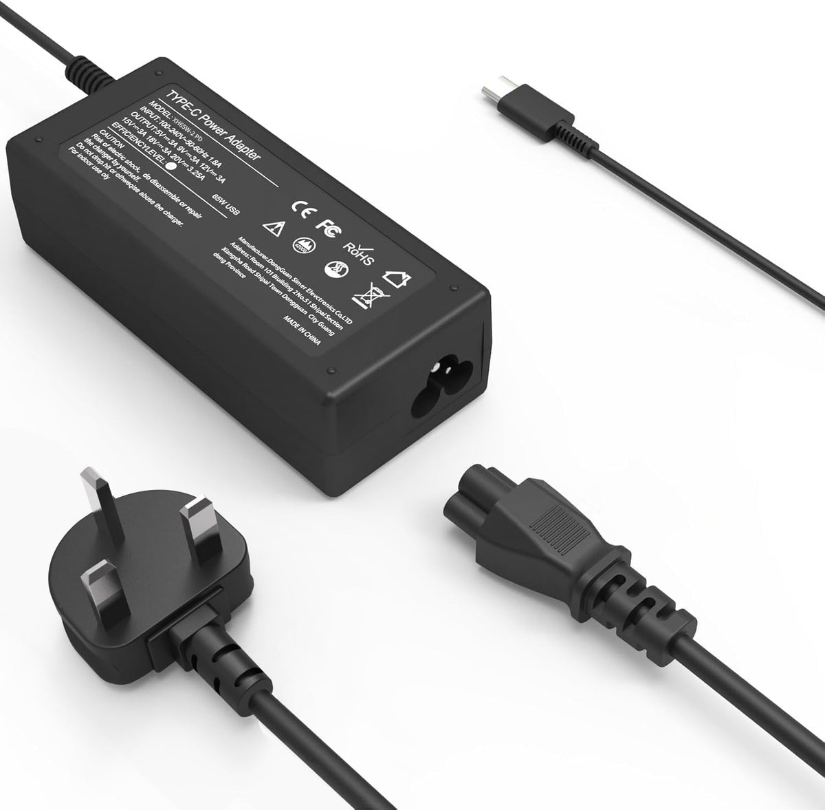 4.5 X 3mm 65W Laptop Charger Compatible with Dell Inspiron 15