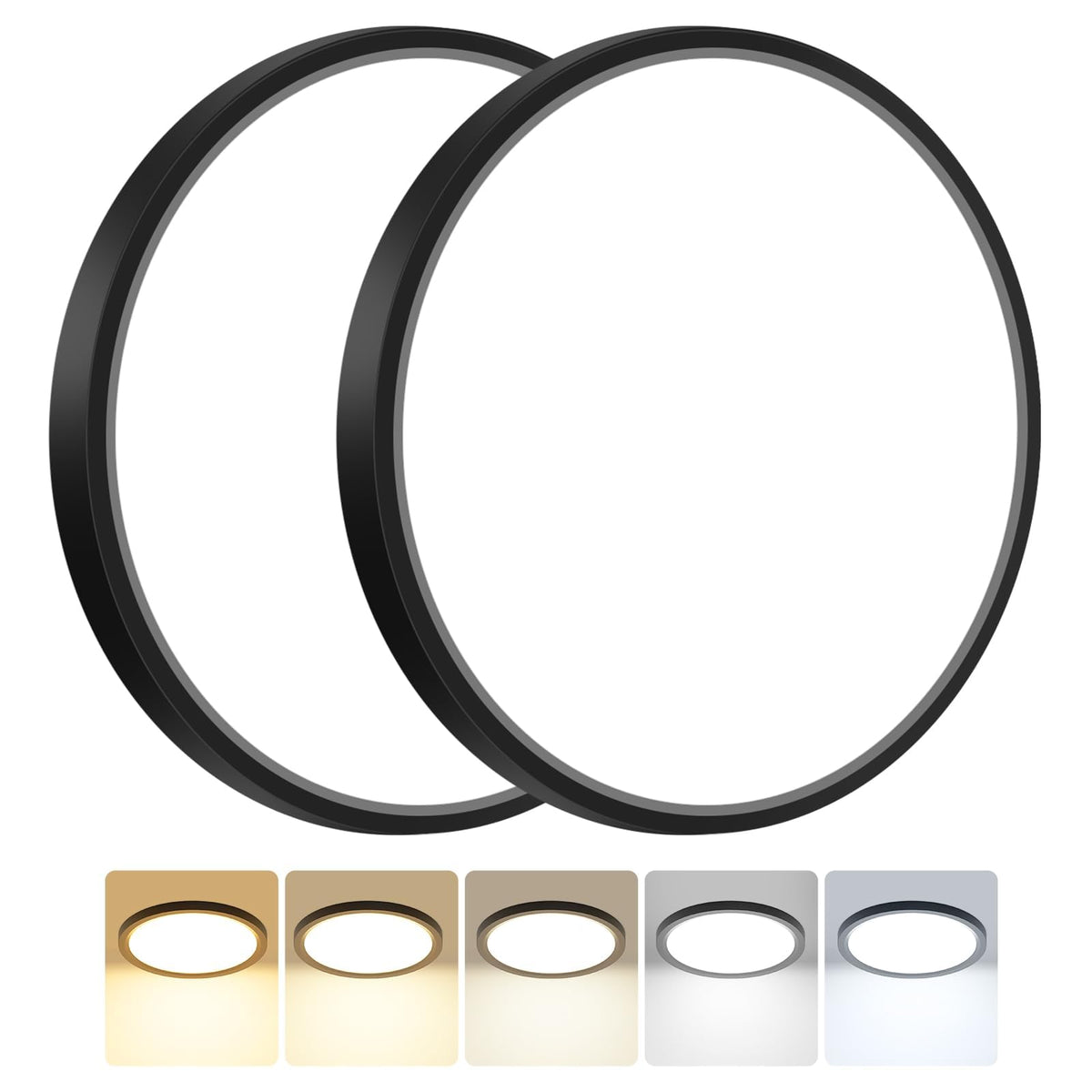 Peasur Bathroom Light, 3000K/3500K/4000K/5000K/6500K 5 Color Temperature