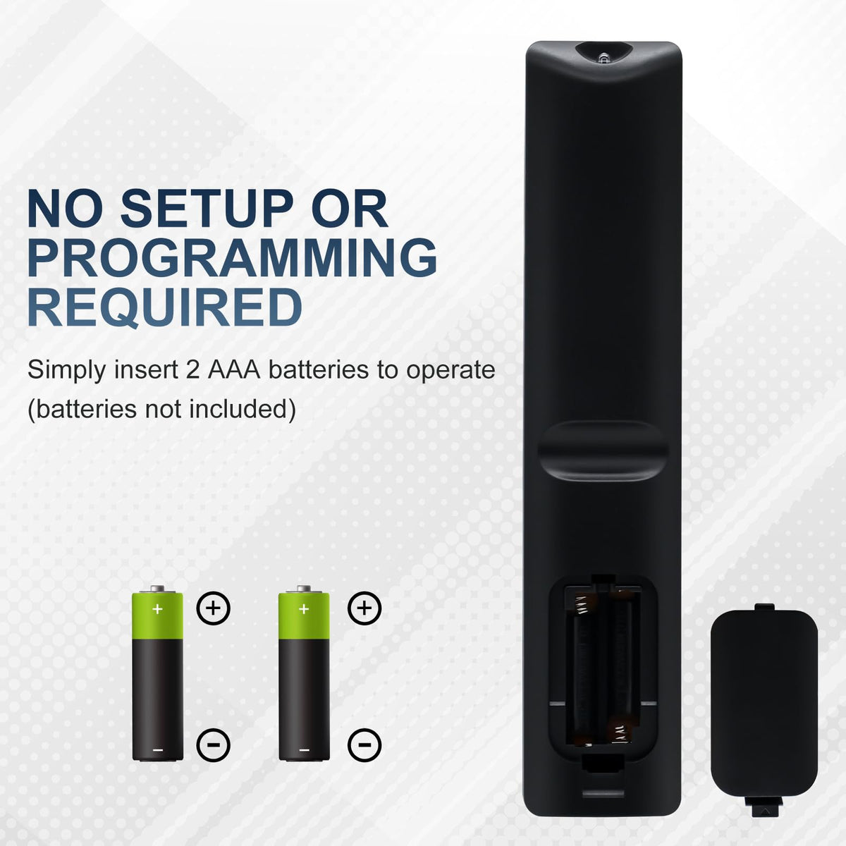 Hisense TV Remote Control, Universal Remote Control Replacement for Hisense VIDAA 4K UHD Smart TV with 12 Shortcut Buttons, No Setup Required