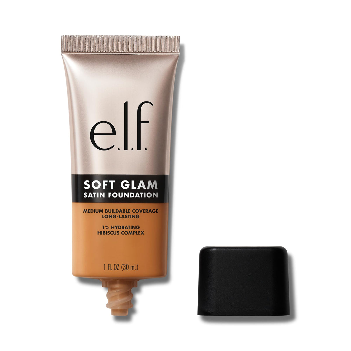 e.l.f. Soft Glam Foundation, Medium Coverage, Long-Lasting & Buildable Foundation For A Smooth, Satin Finish, Vegan & Cruelty-Free, 21 Light Neutral