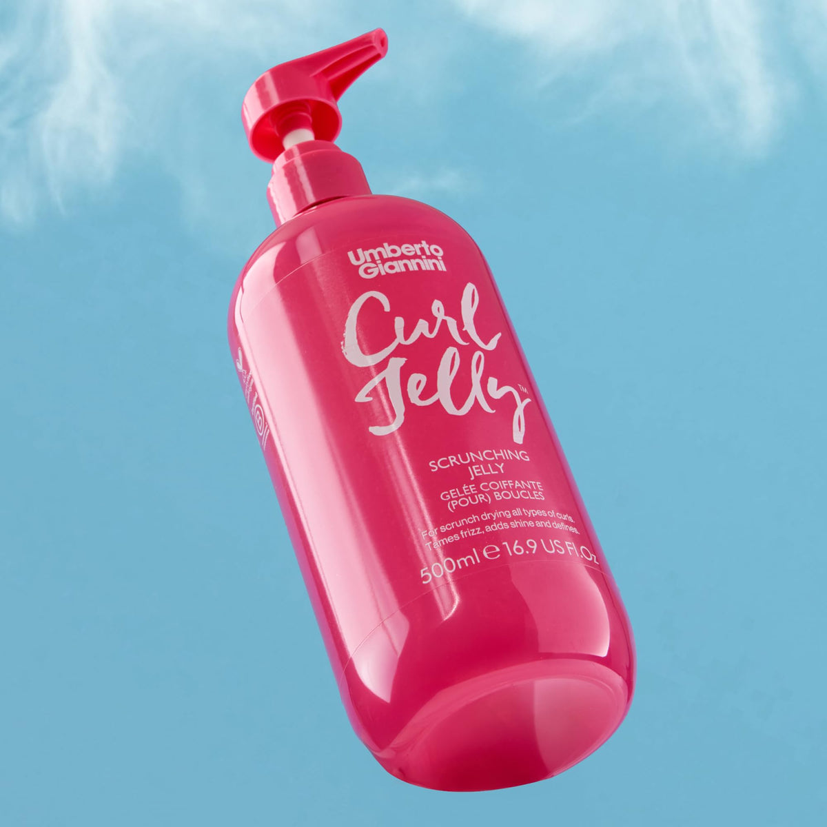 Umberto Giannini Curl Jelly Scrunching Jelly & Creme De Curl Control Cream Duo for Curly or Wavy Hair, Vegan & Cruelty Free, 2 Pack