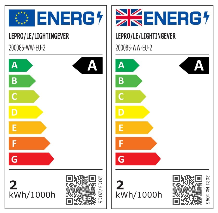 Lepro GU10 LED Bulbs Warm White, Energy Class A, 2W=50W, 50000H Long Life