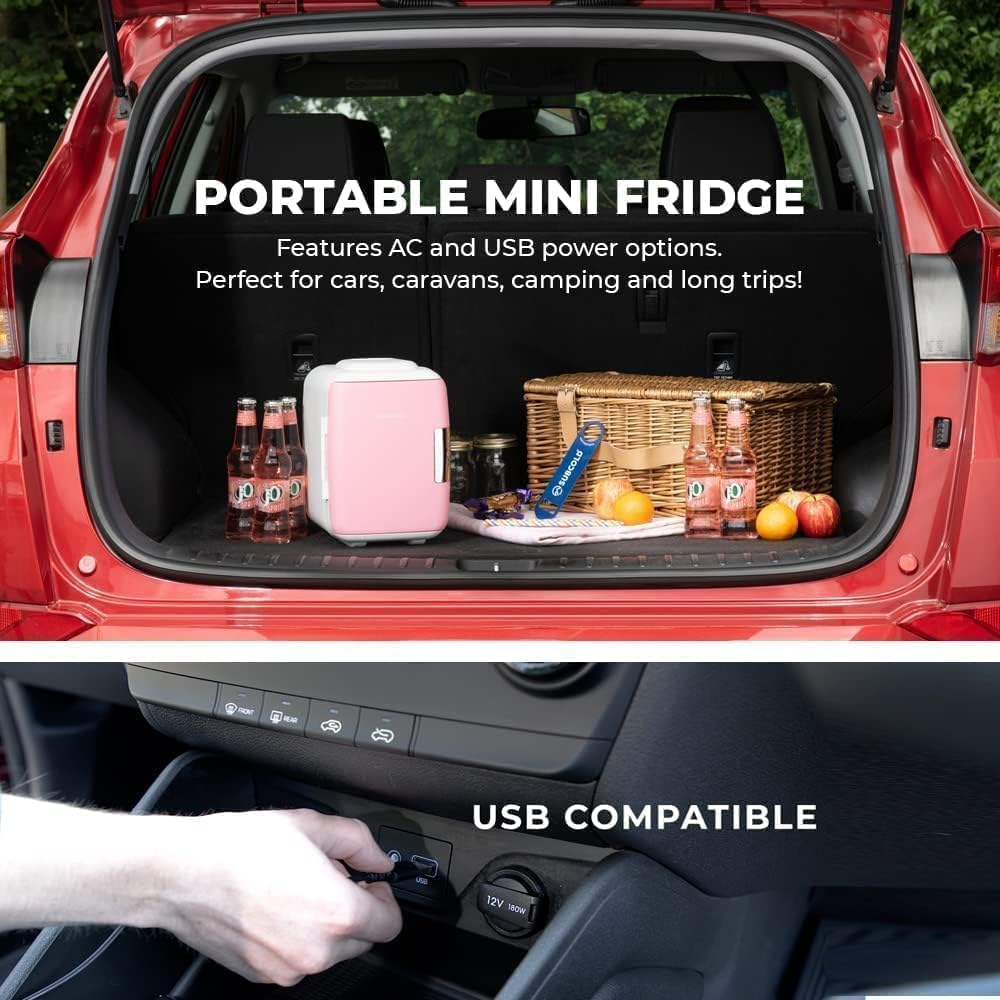 Subcold Classic4 Mini Fridge | 4L | Cooler & Warmer | AC & USB