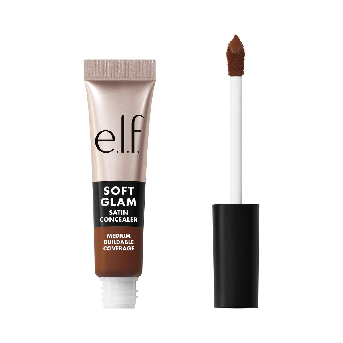 e.l.f. Soft Glam Satin Concealer, Medium Coverage for Blemishes & Under-Eye, Crease-Resistant, Long-Lasting, Vegan & Cruelty-Free, 10 Fair Cool