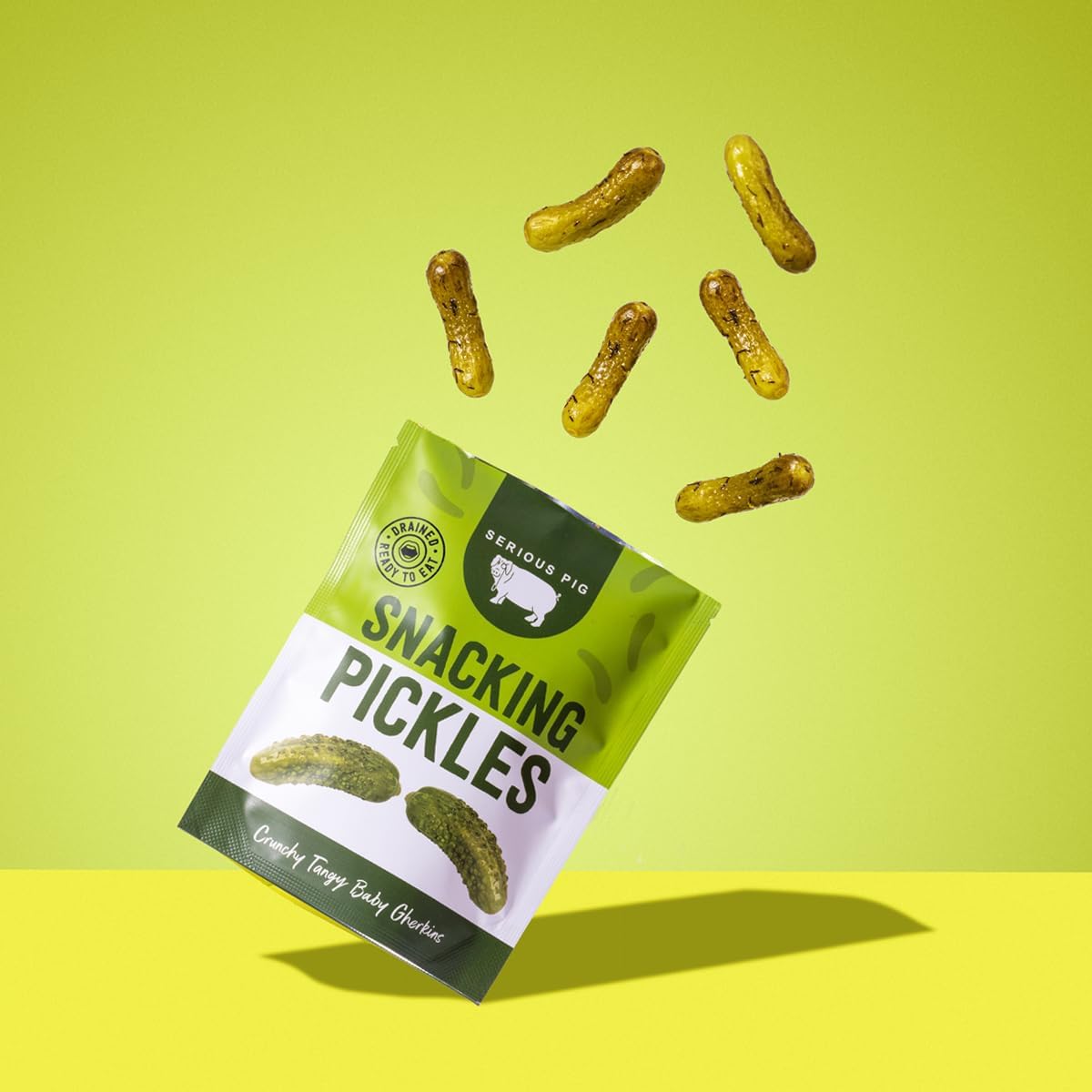 Serious Pig Classic Selection Box Gourmet Snack Hamper with Cheese Salami Pickles Crisps (9 Packs)