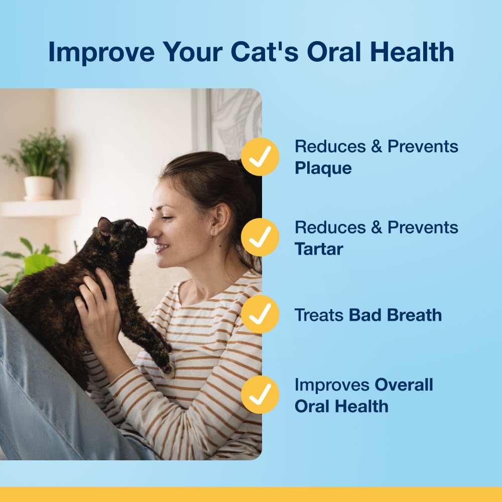 ProDen PlaqueOff 40g Dental Powder for Cats - 100% Natural, 4-Month Supply