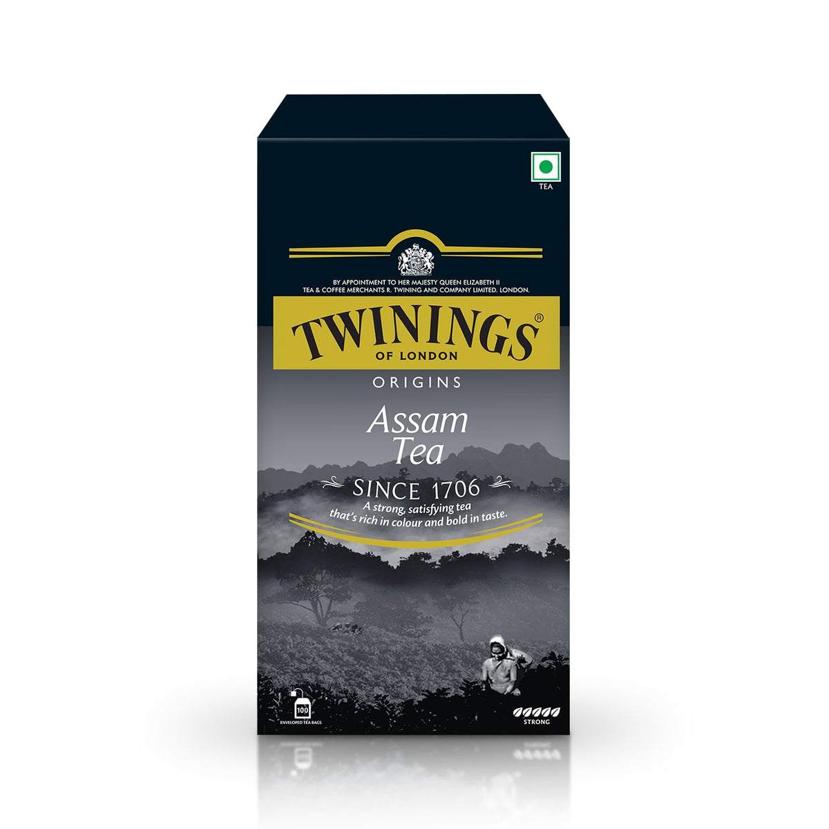 Twinings English Breakfast Tea, 4 x 80 Biodegradable Plant-Based Tea Bags