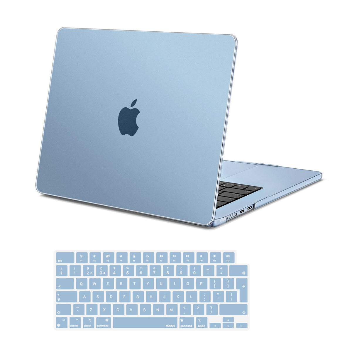 MOSISO Compatible with MacBook Air 13 inch Case M5-M2, Crystal Clear