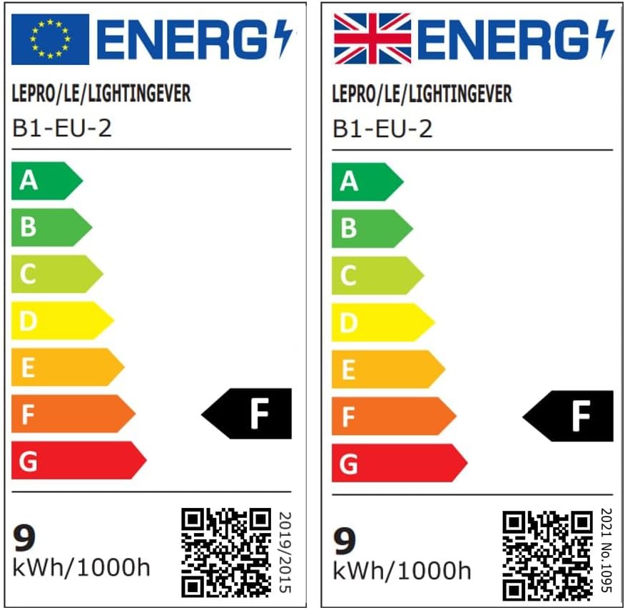 Lepro E27 Smart Bulbs, 806lm 8.5W, RGB Colour Changing, AI Lighting, 2 Pack
