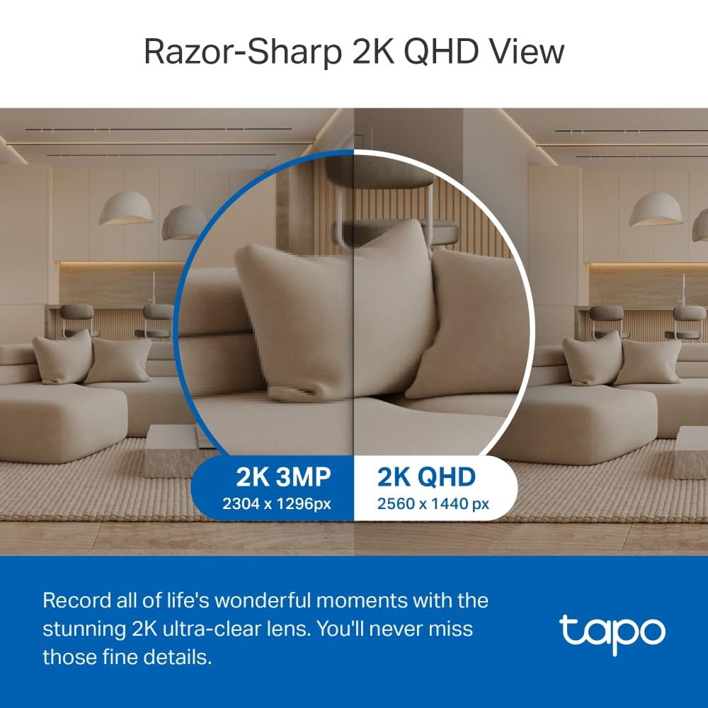 Tapo C200 Full HD Pan/Tilt Indoor Security Camera Pet Camera House Security