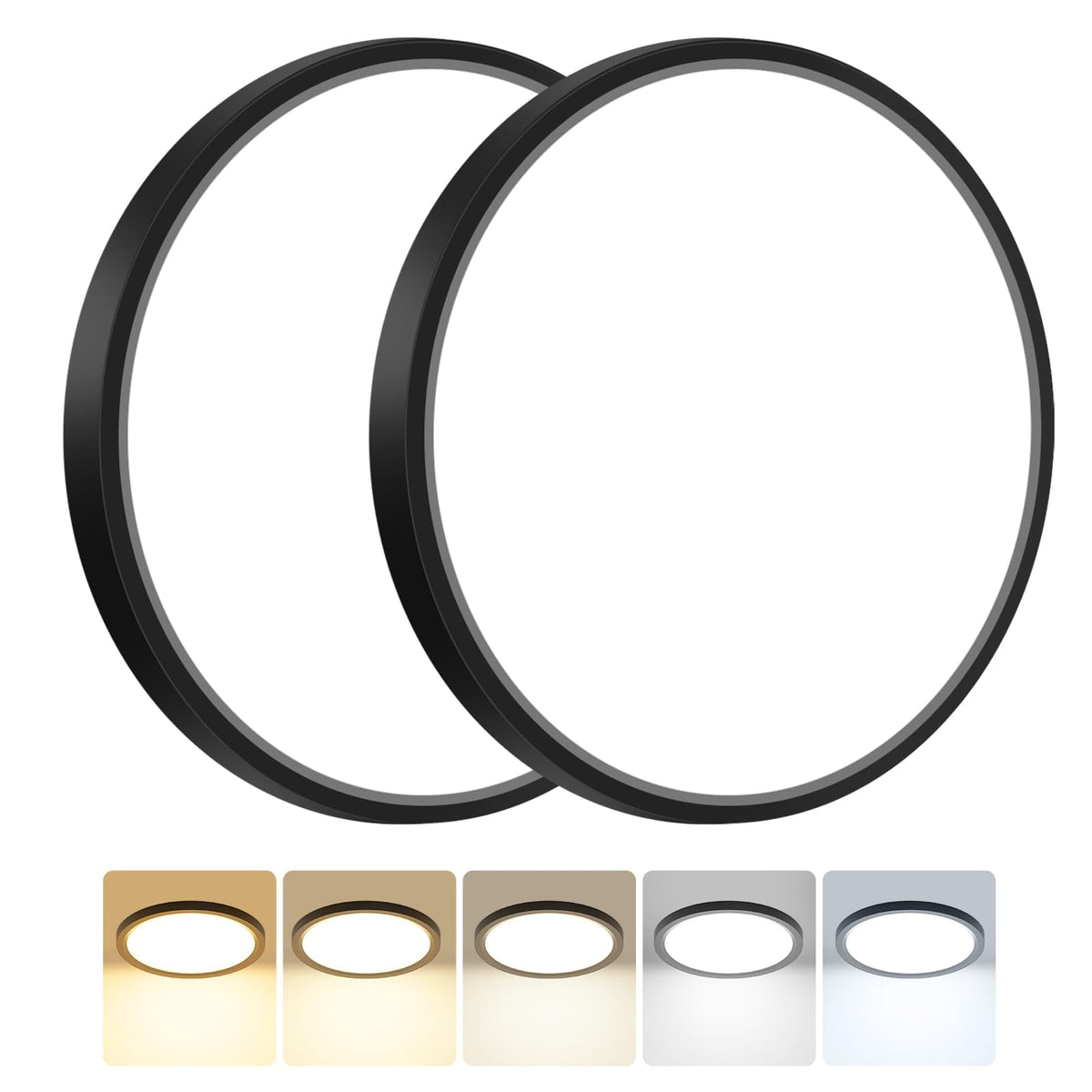 Peasur Bathroom Light, 3000K/3500K/4000K/5000K/6500K 5 Color Temperature