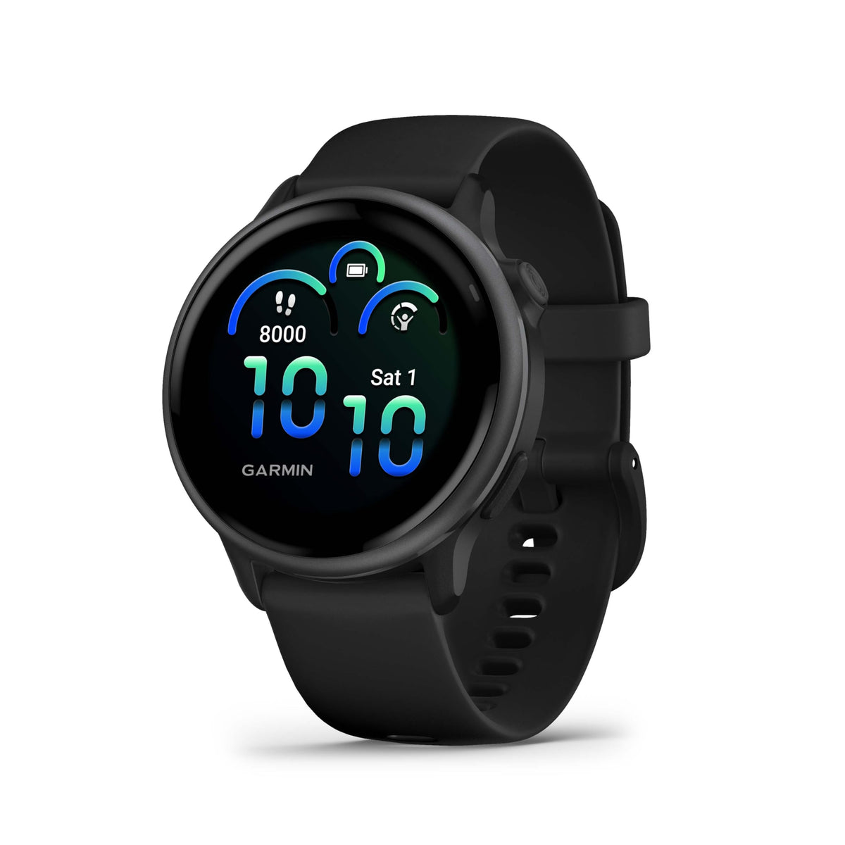 Garmin vívoactive 6, 42mm GPS smartwatch, AMOLED touchscreen, all-day health monitoring, personalised fitness features, advanced sleep coaching, Music, up to 11 days battery life, Bone/Lunar Gold