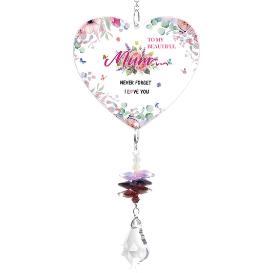 Gifts For Mum, Crystal Suncatcher, Mum Birthday Gifts From Daughters & Sons, Mothers Day For Gifts, Presents For Mummy On Christmas, Valentine's Day, Mother's Day