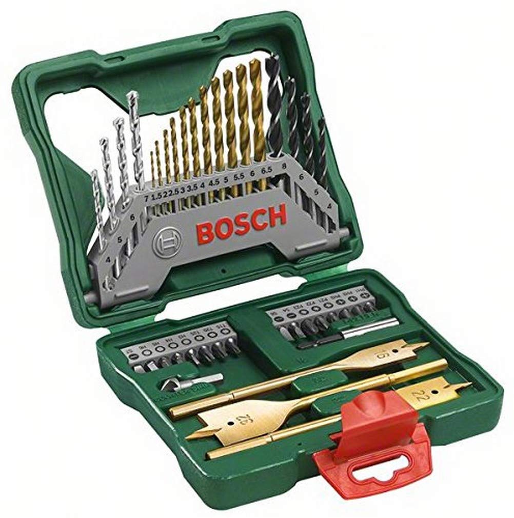Bosch 34pc. X-Line Drill and Screwdriver Bit Set (for Wood, Masonary and Metal, Accessories Drill and Screwdriver)