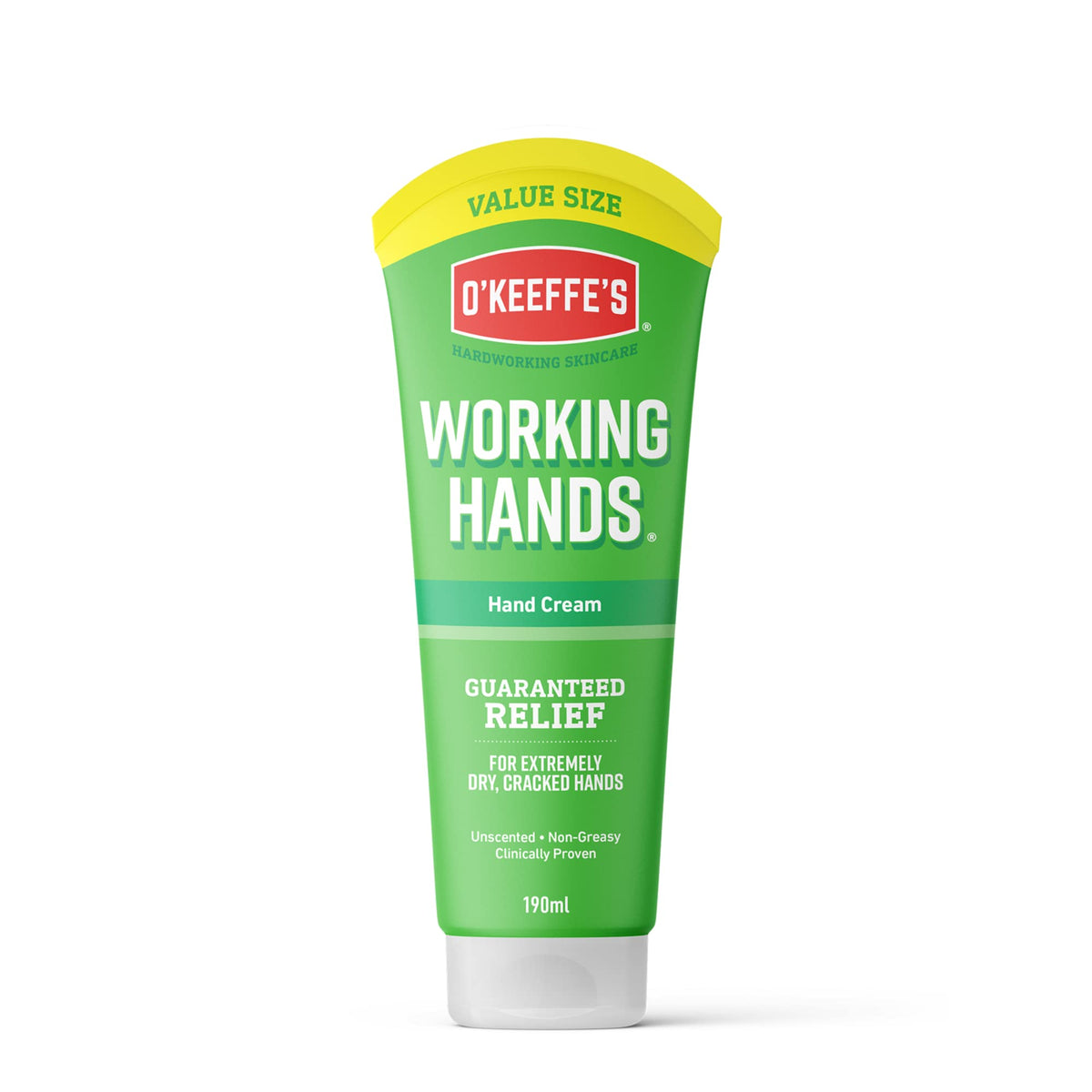 O'Keeffe's Working Hands, 96 g Jar 2 Pack - Hand Cream for Extremely Dry, Cracked Hands | Instantly Increases Moisture Content, Forms a Protective Layer and Prevents Moisture Loss