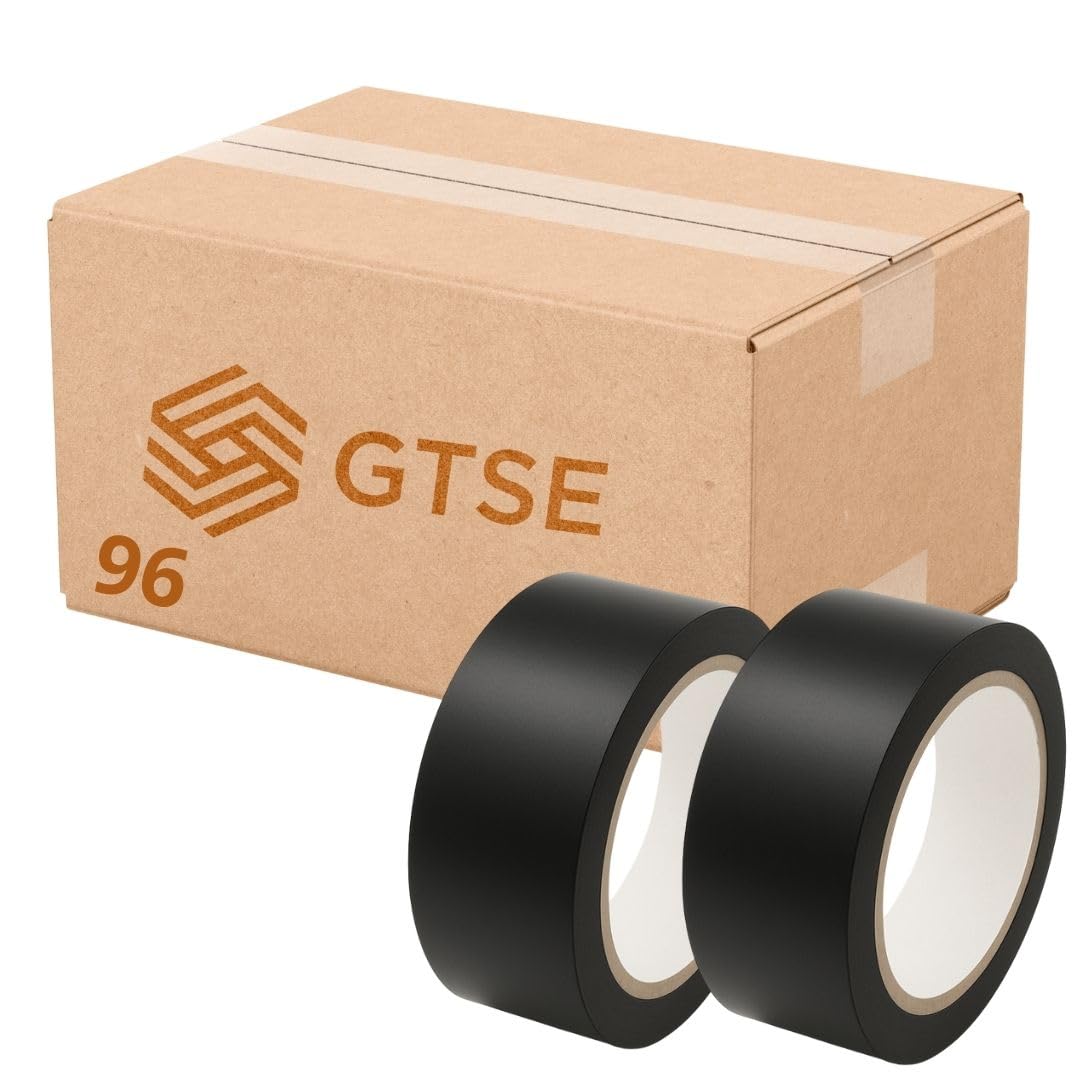 GTSE 50mm x 5m Black Anti Slip Tape, High Traction, Strong Grip Abrasive, Non Skid Tape for Indoor/Outdoor Use, Tread Warning Tape