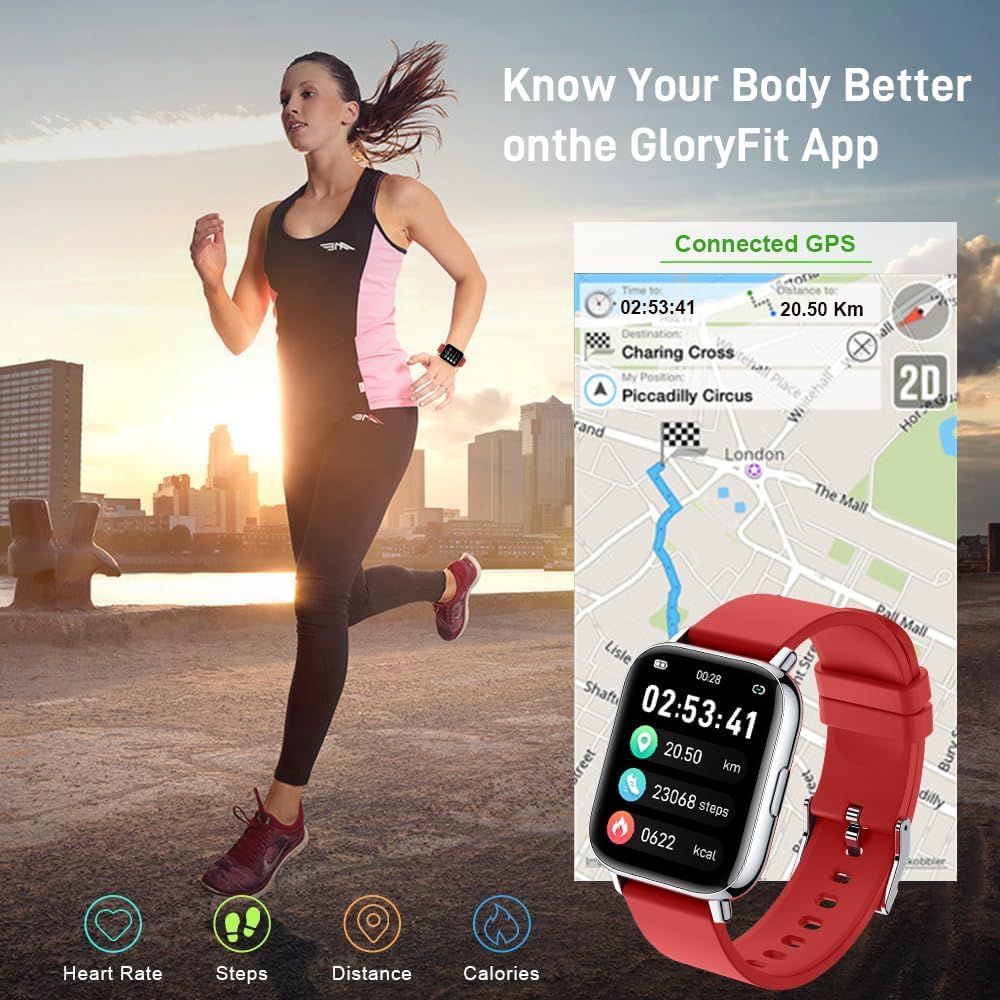 Motast Smart Watch, Fitness Tracker 1.69'' HD for Men Women, Step Counter