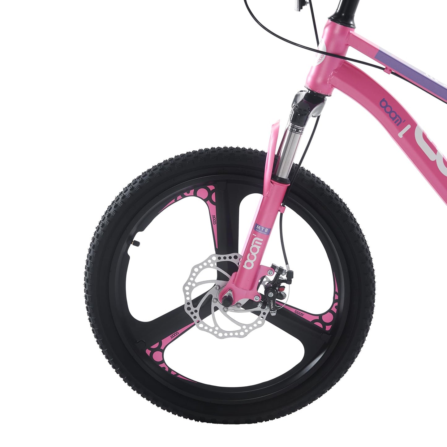 BSTSEL Kids Bike 18" 20" 22" 24" Inch Youth Bike Shock Absorber Bike,12.25-Inch Frame,V-Brakes,Suitable for 9-14 Year Old Boys and Girls Mountain Bikes Pink Blue Bicycle