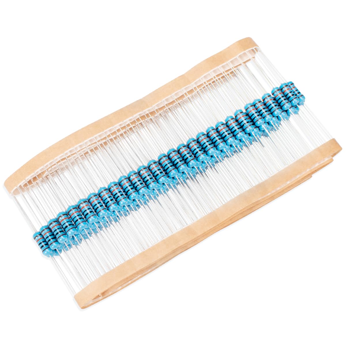 50 Pcs 1W 1% Tolerance 0.1 Ohm Metal Film Resistor Resistance for DIY Project and Experiments