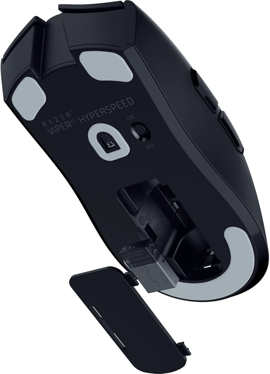 Razer Viper V3 HyperSpeed - Wireless Esports Mouse (Focus Pro 30K Optical Sensor, Up to 280 hours of Battery Life, Mechanical Mouse Switches Gen-2, 4000 Hz Wireless Polling Rate) Black