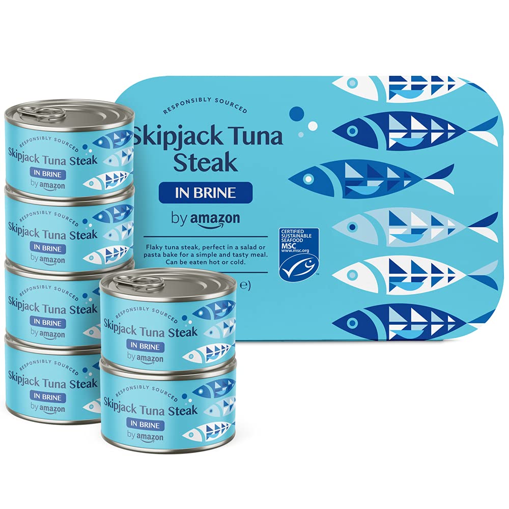 by Amazon MSC Skipjack Tuna Chunks in Spring Water, 4x145g
