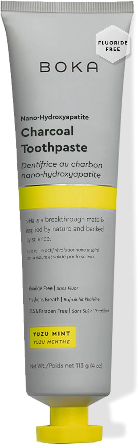 Boka Toothpaste - Fluoride Free Toothpaste, Nano Hydroxyapatite Toothpaste