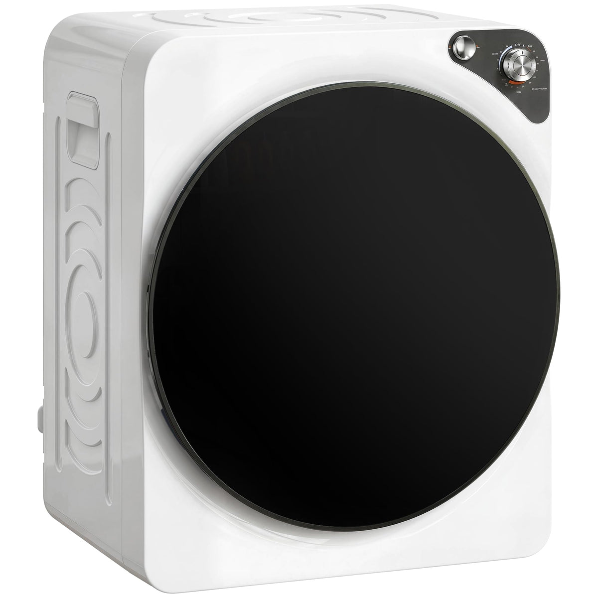 HOMCOM Vented Tumble Dryer, 5kg Wet Laundry/3kg Dry Capacity, 1000W, Black