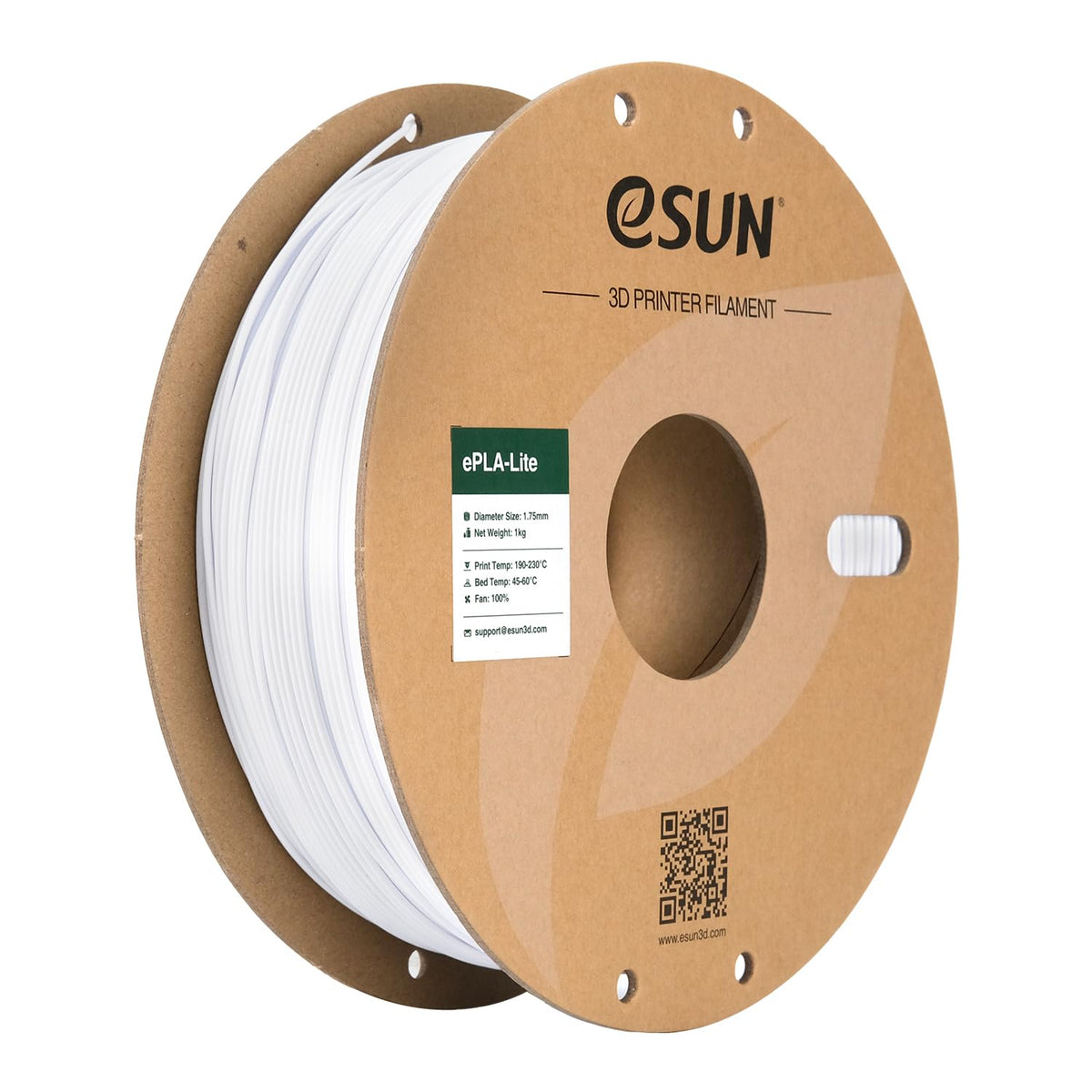 eSUN PLA Filament 1.75mm 1KG(2.2LBS), 3D Printer Filament PLA, Black