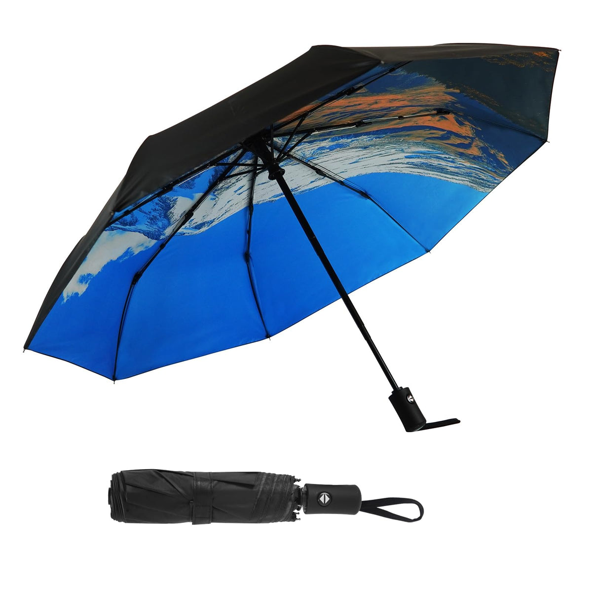 SY COMPACT Travel Umbrella Windproof Automatic Unbreakable UV Protection