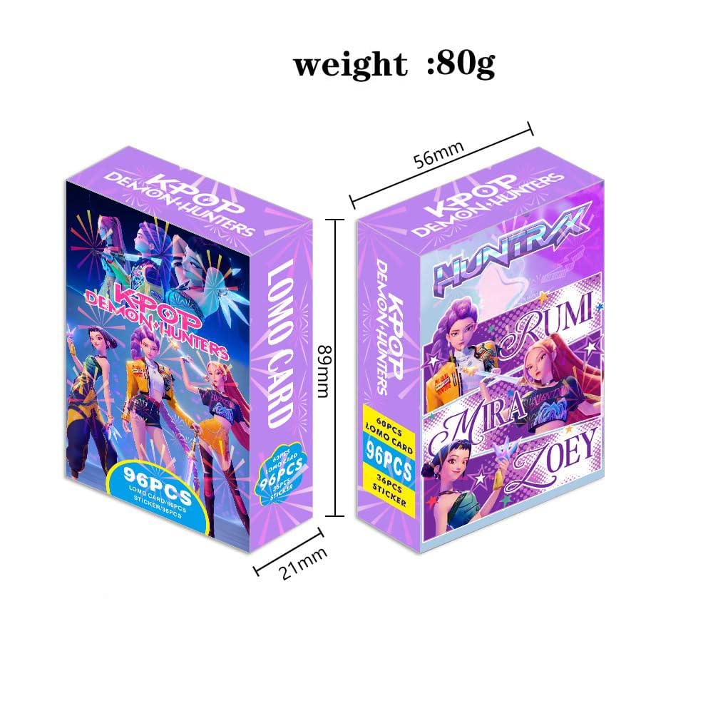 Sanmatic K-Pop Demon LOMO Cards Classic Card Set for Kids Playing for Party Favors and Gift