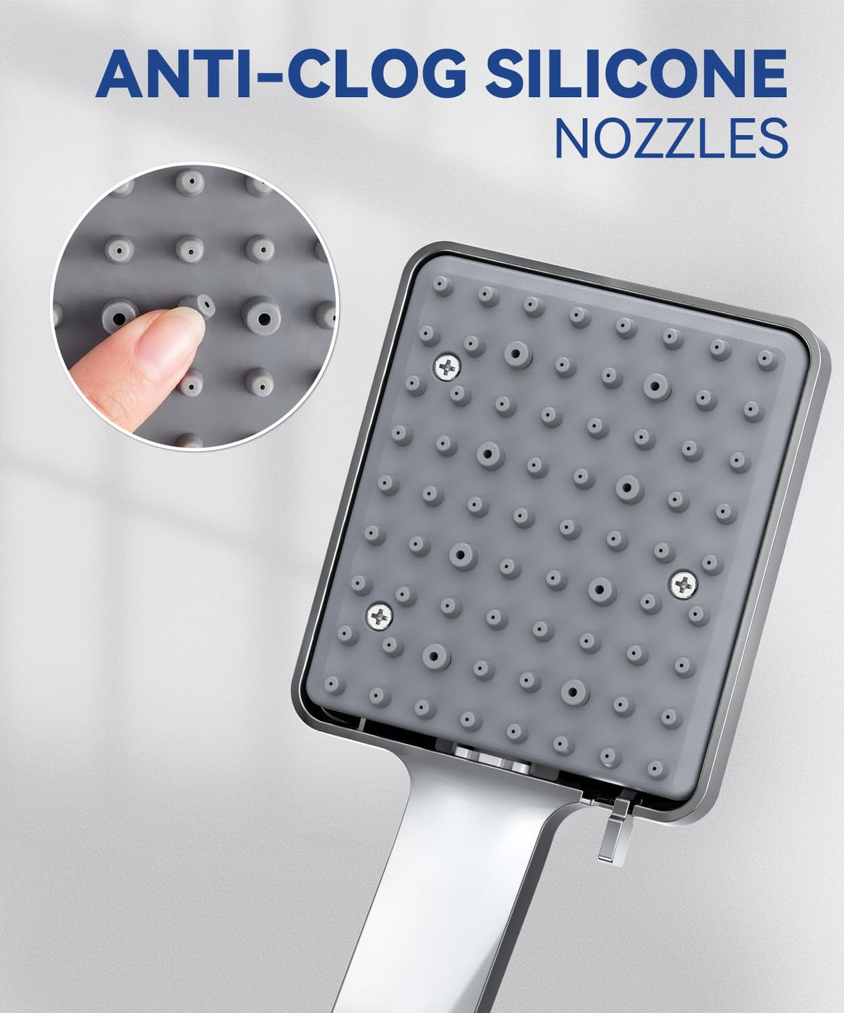 High Pressure Shower Head, Power Shower Head with 6 Modes
