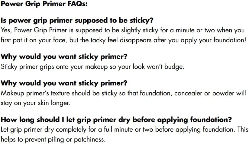 e.l.f. Power Grip Primer, Gel-Based & Hydrating Face Primer For Smoothing Skin & Gripping Makeup, Moisturizes & Primes, 0.811 Fl Oz, Clear