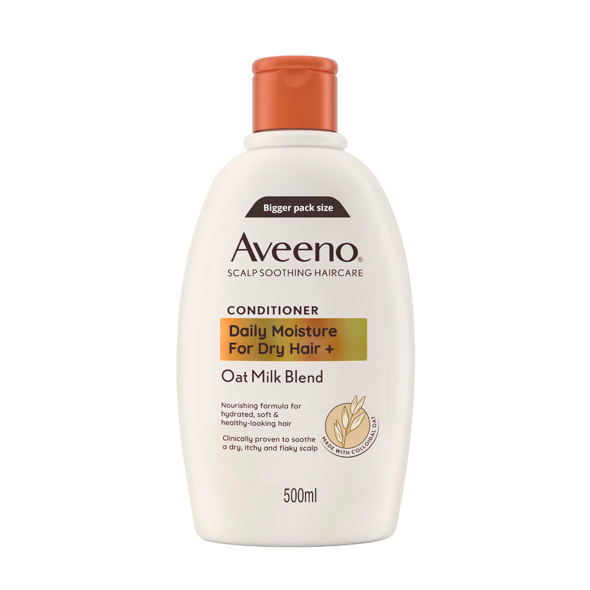 Aveeno Scalp Soothing Haircare Daily Moisture Conditioner, Oat Milk Blend, for Dry Hair, Soothes Dry, Itchy & Flaky Scalp, Clinically Proven, Sulfate Free, 300ml