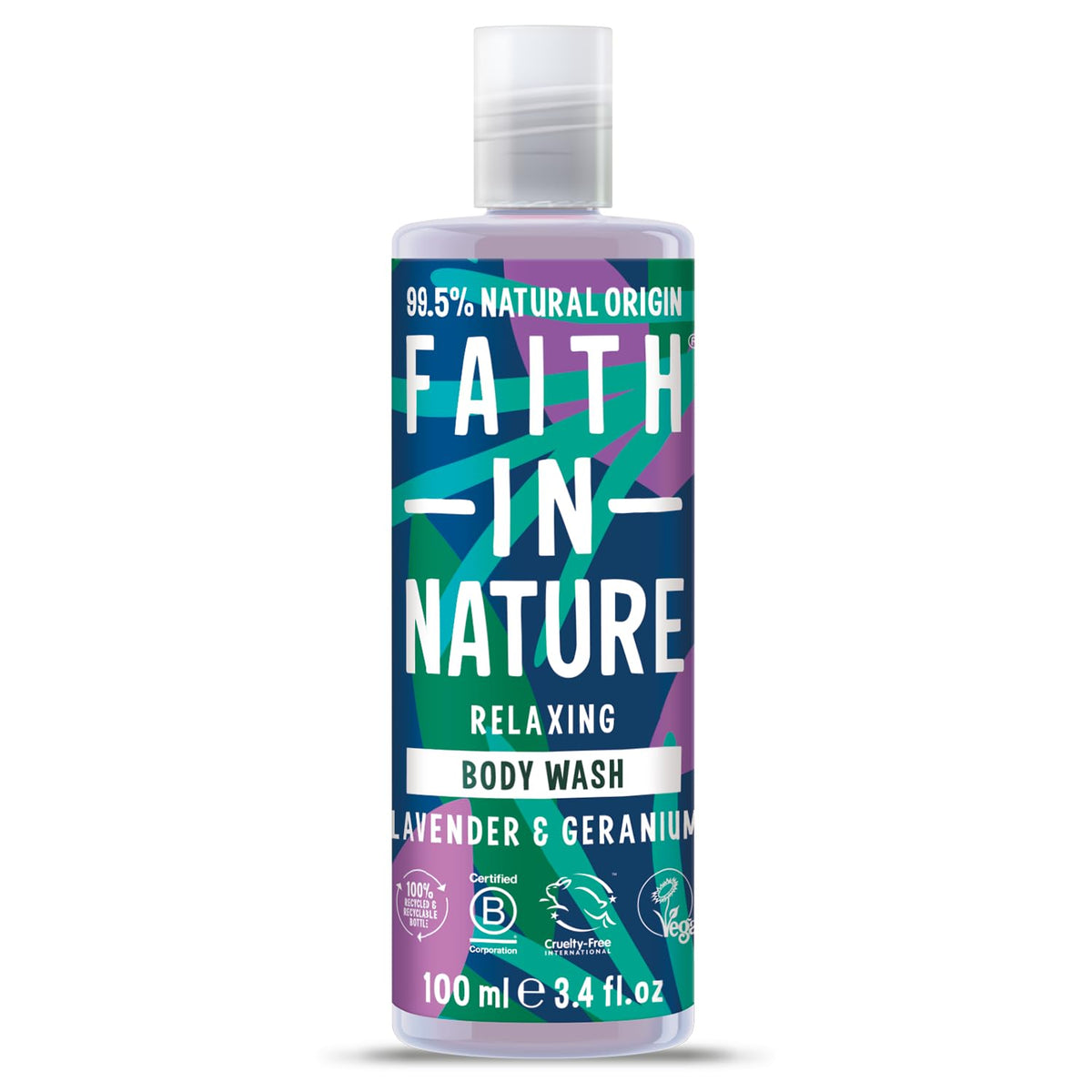 Faith In Nature Natural Fragrance Free Body Wash, Sensitive, Vegan and Cruelty Free, No SLS or Parabens, 400 ml