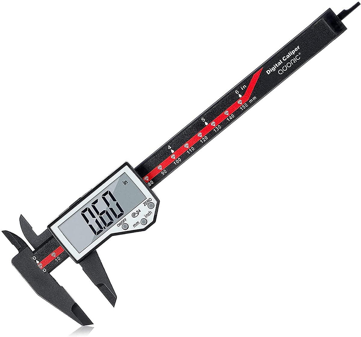 Digital Vernier Caliper, Adoric 6 Inch/150mm Calipers Measuring Tool
