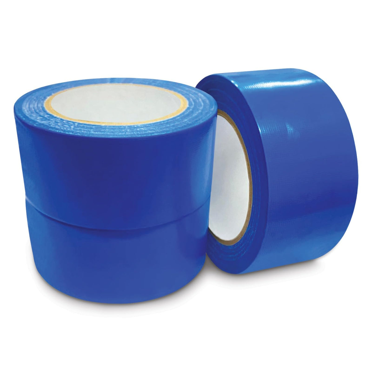 JeeJaan® 3 Rolls of Yellow Duct Tape 50mm x 50m Heavy Duty Waterproof Gaffa Tape for Electrical Plumbing Use Strong Adhesive Durable Ideal for Sealing Fixing and Wrapping Projects