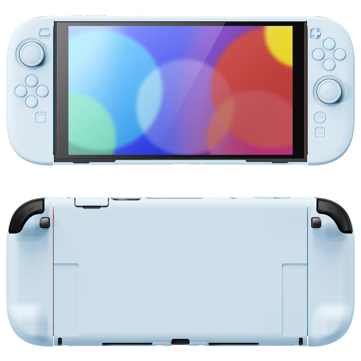 PlayVital Solid Color Series Protective Case for Nintendo Switch 2, Anti-Scratches Hard Shell Dockable Grip Cover with Extra Foldable Stand & Thumb Grips for Nintendo Switch 2 - Cherry Blossoms Pink