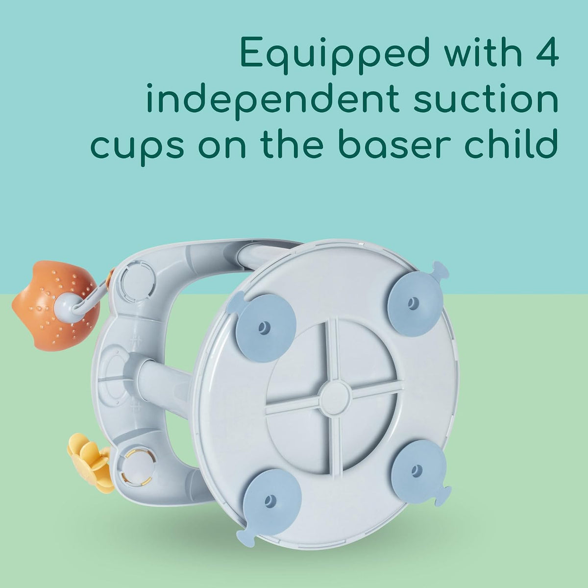 Bebeconfort Playful Swivel Baby Bath Seat, 0–10 kg, Blue