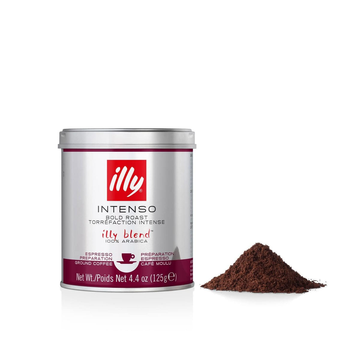illy Classico Ground Coffee for Espresso, Moka Pot, Cafetiere 250g