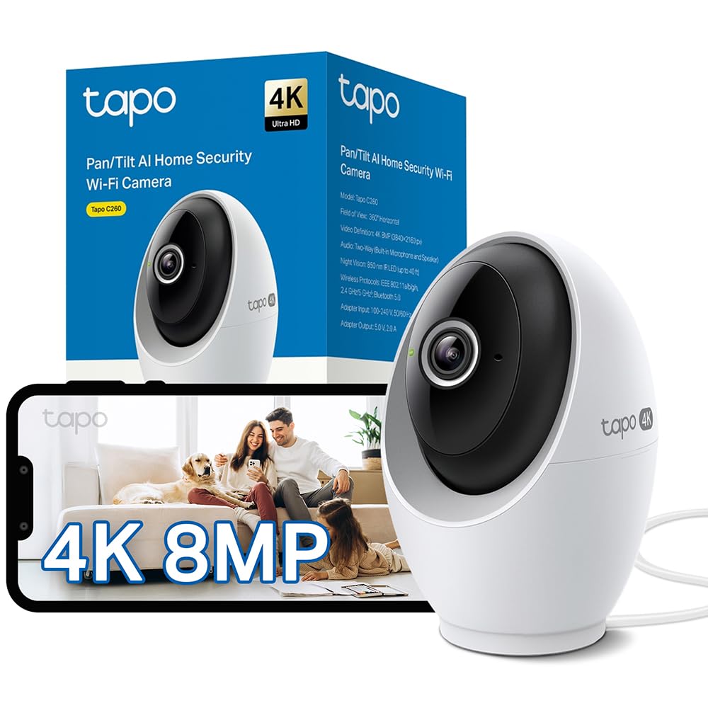 Tapo C230 3K 5MP Pan/Tilt Indoor Security Camera Pet Camera Baby Camera